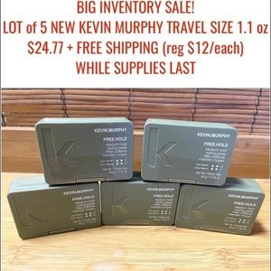 LOT OF 5 x KEVIN MURPHY FREE HOLD TRAVEL SIZE 1.1 oz - NEW - FREE…